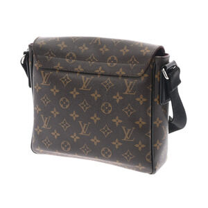 Louis Vuitton Shoulder District Monogram Brown Bag Macassar